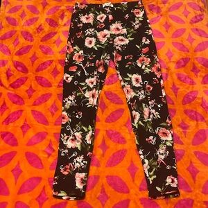 Women’s Floral Leggings Size XL